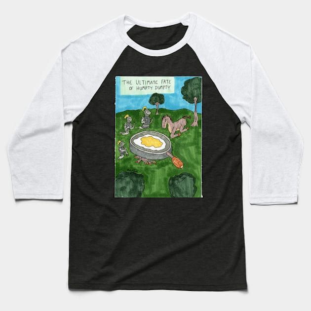 Ultimate Fat of Humpty Dumpty Baseball T-Shirt by ConidiArt